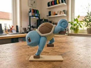 Dynamic Schiggy Action Figure Display Model Deco