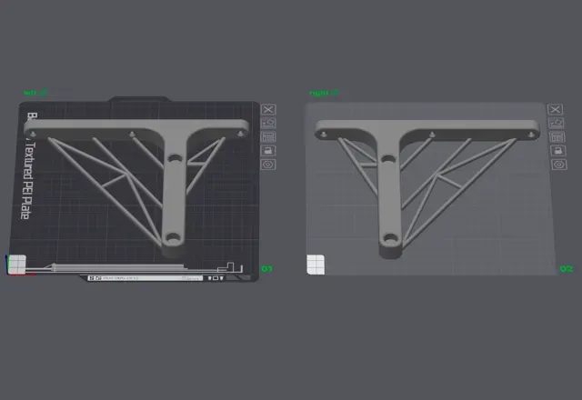 Designer Filament Spool Shelf Bracket (for >16kg) — Image 8 of 11