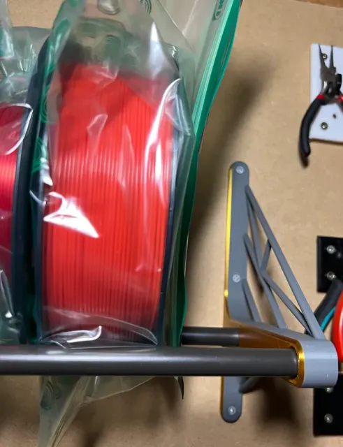 Designer Filament Spool Shelf Bracket (for >16kg) — Image 11 of 11