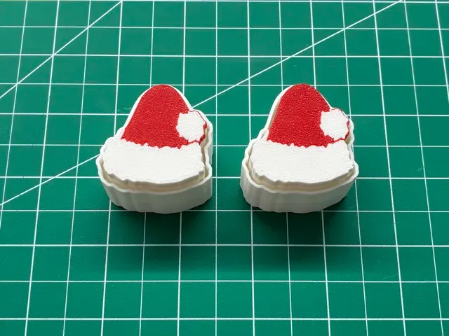 Santa Hat Fidget Clicker + Keychain — Image 4 of 9