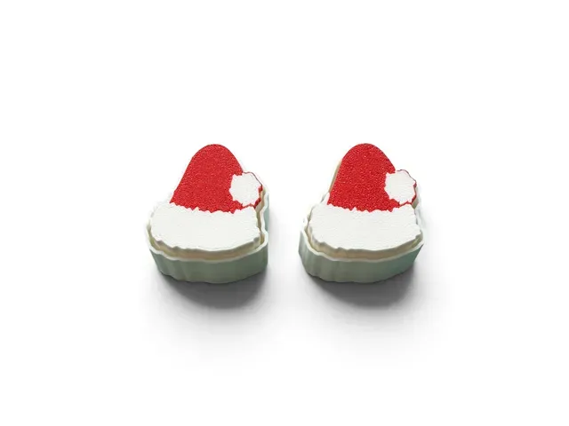 Santa Hat Fidget Clicker + Keychain — Image 8 of 9