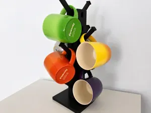 Modular Mug Tree Organizer | Square Edition