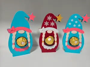 Female Christmas Gnome with Ferrero Rocher