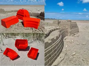 Great Wall Of China Sand Castle Mold