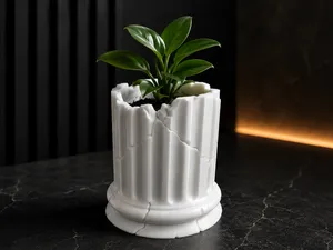 Greek column flowerpot