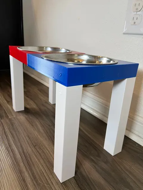 Raised Pet Bowl Food Water Holder Stand Elevated — Фото 9 из 10