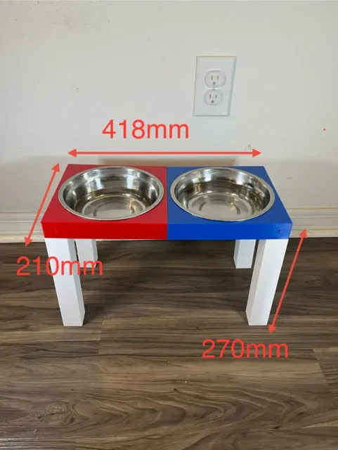 Raised Pet Bowl Food Water Holder Stand Elevated — Фото 3 из 10