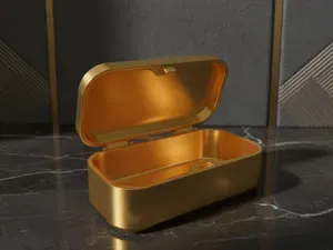 Elegant Pocket-Size Box, Self-Locking Mechanism