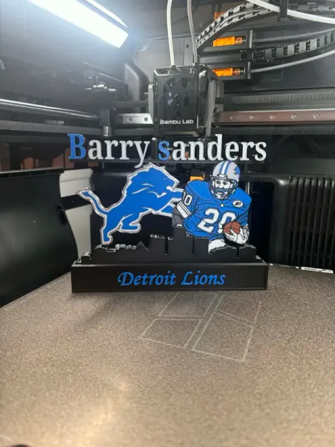 NFL - Detroit Lions Barry Sanders display! — Фото 2 из 4