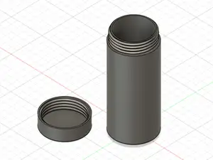 Threaded container
