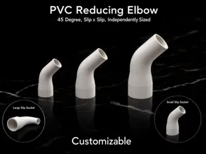 Pipe Coupler - Slip/Slip Reducing 45deg Elbow