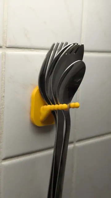 Minimal Spoon Holder Wall Mount Universal and IKEA — Image 10 of 16