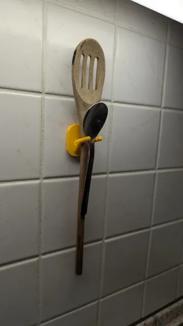 Minimal Spoon Holder Wall Mount Universal and IKEA — Image 9 of 16