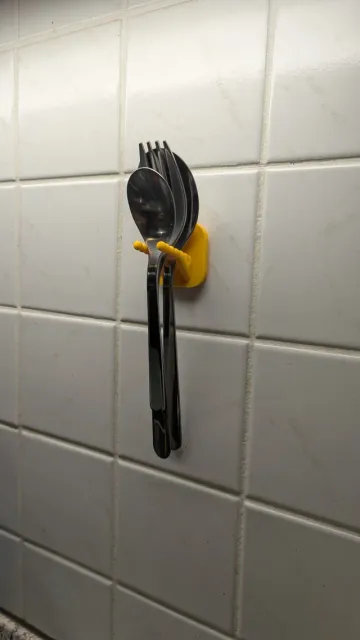 Minimal Spoon Holder Wall Mount Universal and IKEA — Image 13 of 16
