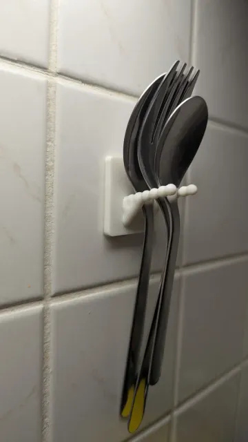 Minimal Spoon Holder Wall Mount Universal and IKEA — Image 6 of 16