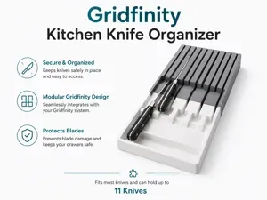 Gridfinity Kitchen Knife Organizer