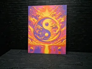 Hueforge "Yin und Yang Drachen"