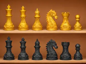 Mythical chess set