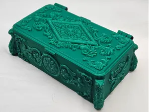 Antique Emerald Jewelry Box
