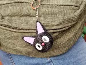 Crochet style Jiji (ジジ ) Keyring NO AMS REQUIRED