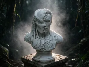 Predator vs Dutch Split-Face Bust