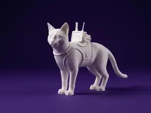 Cat from Stray 3D Model