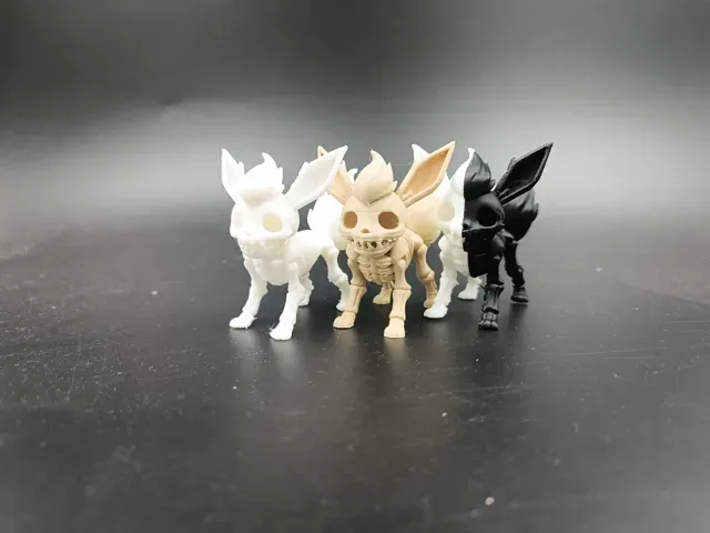 Flareon Skeleton Pokemon Kawaii - Anime - Toy — Фото 6 из 6