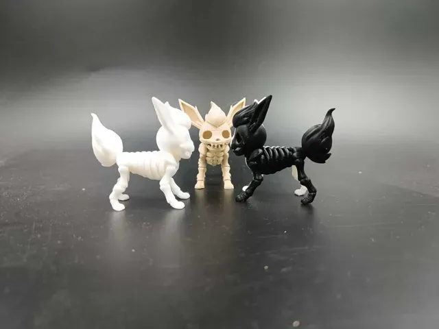 Flareon Skeleton Pokemon Kawaii - Anime - Toy — Фото 4 из 6