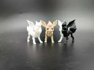 Flareon Skeleton Pokemon Kawaii - Anime - Toy