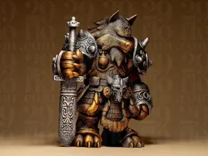 [2/4] Warrior Minis - WOLF