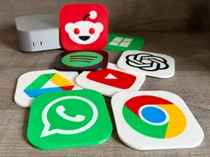Apple inspired Coaster Set - 3rd Party Icon Pack