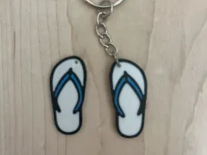 Flip-Flop Sandal Keychain
