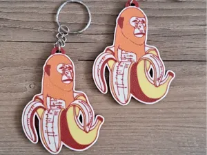 Chimpanzini Bananini Italian brainrot keychain