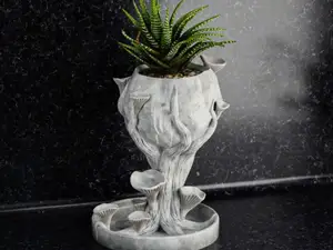 Mushroom flower vase