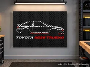Toyota AE86 Trueno | Makers Wall (SKÅDIS)