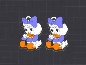 cute disney / looney tunes babies keychain / necklace charm (free for commercial use)
