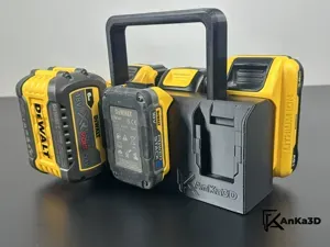 6x Battery Basket Carrier Caddy Holder for DeWALT