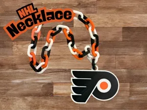 NHL Teams Chain Necklace - Philadelphia Flyers