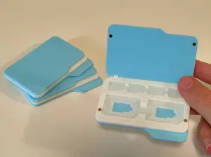 Folder micro SD holder magnet version
