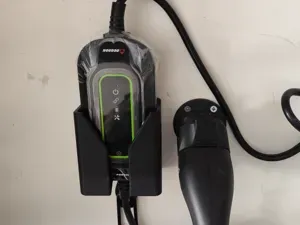 Wall mount for EV charger and Type 2 plug