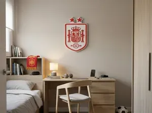 Escudo de España con 2 Estrellas – Decoración
