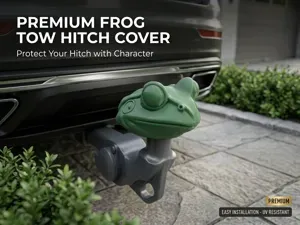 Cute Frog Tow Hitch Cover Cap