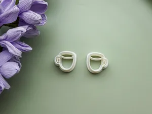 Coffee Mugs Set Clay Cutter For Earrings Necklace