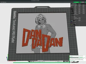 DandaDan MoMo b&w hueforge