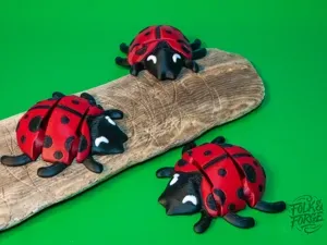 Ladybird Fidget, Flexi Print in Place Bug