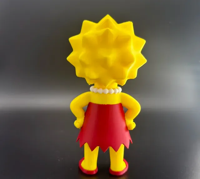 Lisa Simpson - Mehrfarbig und Einfarbig — Фото 2 из 2