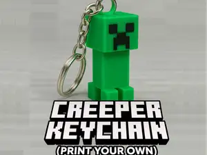 MINECRAFT CREEPER KEYCHAIN
