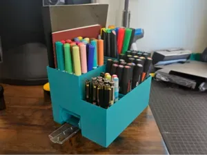 Pen holder for 96 markers, pens, and brushes