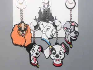 Porte clé Disney animals lot de 5