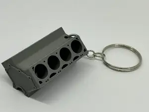 Engine Block Keytag